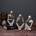 Abstract Art Thinker Statue