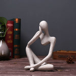 Abstract Art Thinker Statue
