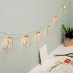 Rose Gold Geometric String