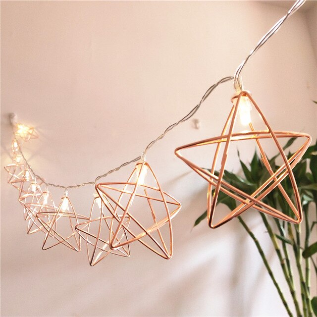 Rose Gold Geometric String