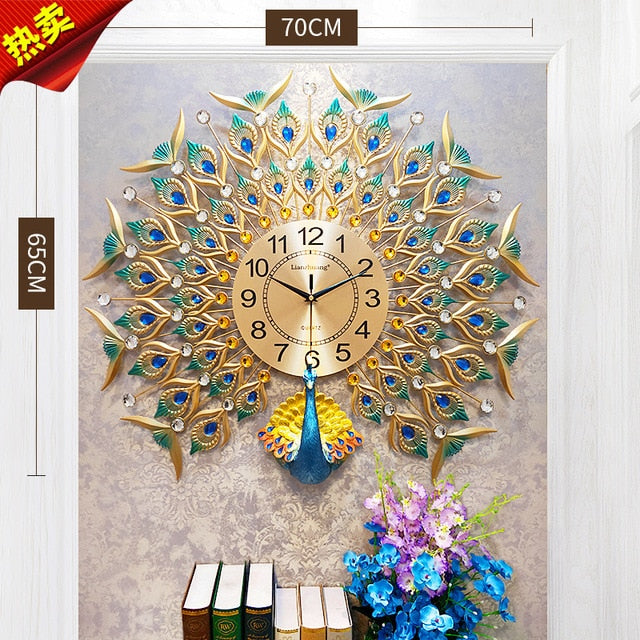 Peacock Wall Clock