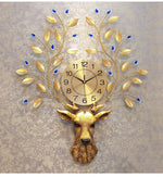 Deer Head Wall Clock